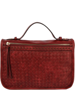 Fashion Woven Vintage Messenger Bag LSD173 RED
